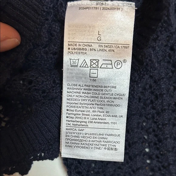 GAPxDOEN Navy Knit Cardigan - Picture 3 of 6